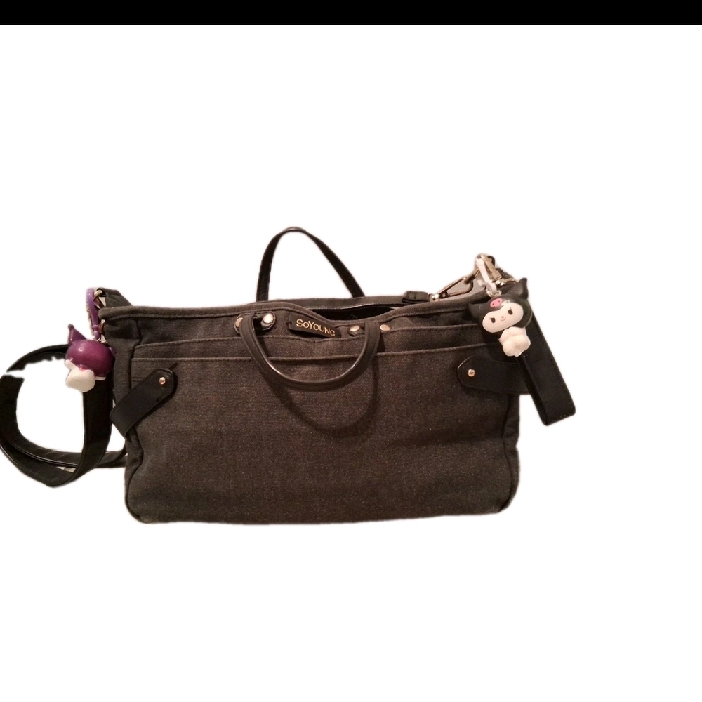 Stylish Black Crossbody Bag by